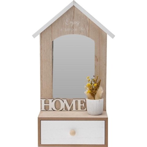 MOBILETTO LEGNO FIORI 17X30CM